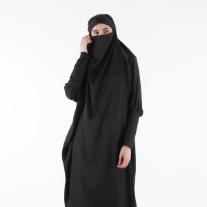 Mukena Mask Abaya Black